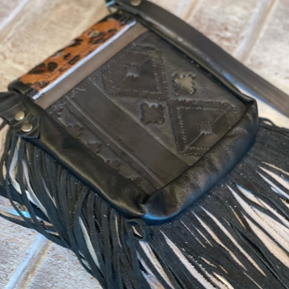 Leopard & metallic 8”x6”x3” Leather purse made in USA
A true statement piece! - Picture 11 of 15